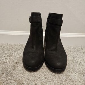 Clarks Women's Black Ankle Booties, Size 9